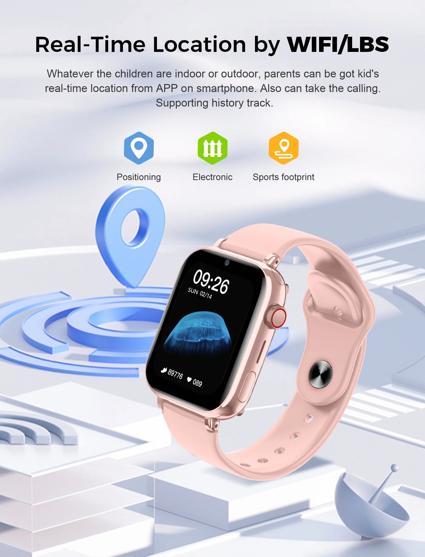 2024 4GSmart Watch Kids GPS WIFI VideoCall SOS IP67 Child Smartwatch Camera Monitor Tracker Location Phone Watch For Android IOS - Tiny Treasure Boutik