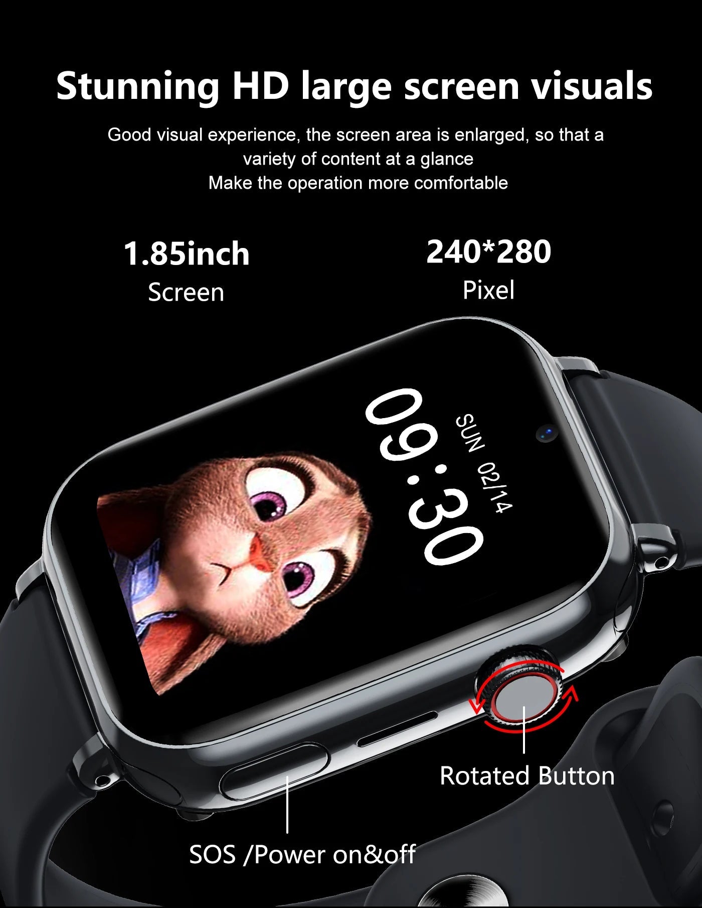 2024 4GSmart Watch Kids GPS WIFI VideoCall SOS IP67 Child Smartwatch Camera Monitor Tracker Location Phone Watch For Android IOS - Tiny Treasure Boutik