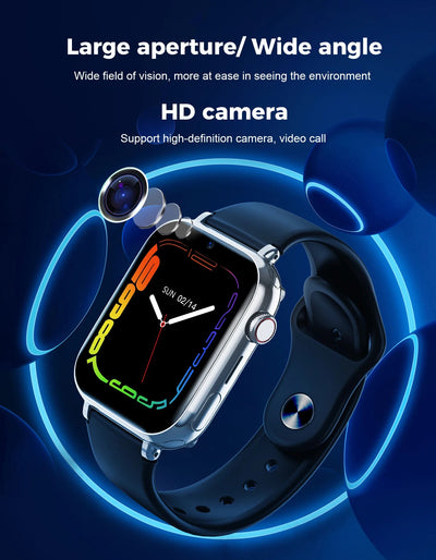 2024 4GSmart Watch Kids GPS WIFI VideoCall SOS IP67 Child Smartwatch Camera Monitor Tracker Location Phone Watch For Android IOS - Tiny Treasure Boutik