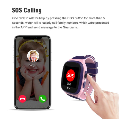 LT31 Video Call 4G Kids Smart Watch Waterproof WiFi GPS Camera Phone Child Baby Interesting Games Smartwatch Monitor Clock Gifts