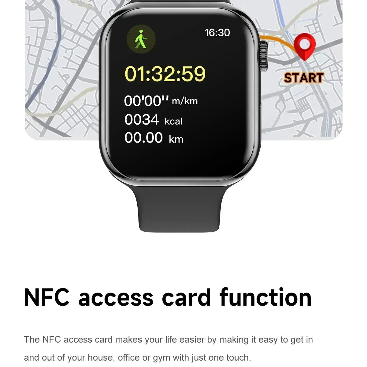 2025 New Original For Apple Watch 10 Smart Watch Men Body Temperature Bluetooth Call NFC GPS Sports Women SmartWatch for Apple