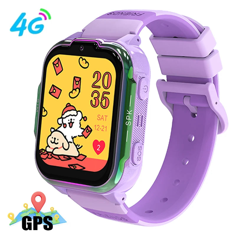 2025 NEW For Xiaomi GPS Children's Smart Watch 4G Track Video Call Camera SOS Waterproof Display Location LBS Tracker SmartWatch