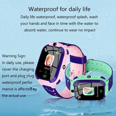 Q19 Kids Smart Watch Kids GPS WIFI 2G Sim Card LBS Tracker SOS Camera Children Voice Smartwatch Touchscreen Video Call Watch