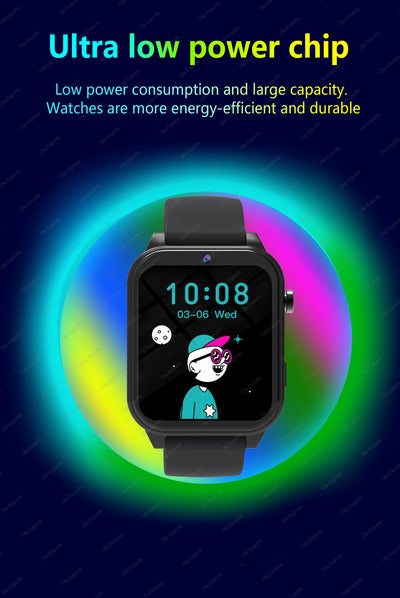 2025 New Smart Watch Kids 1.83 Inch Display 18 Games Sleep Monitor Camera Alarm Clock Children Kids Smartwatch Boys Girls Gifts
