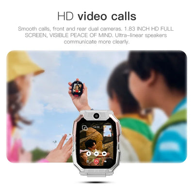 Smartwatch Kids GPS SIM Card 4G 2025 Connected 5G Smart Watch SOS Howear HW Z10 Video Call APP Store Dual Cameras Wifi Bluetooth
