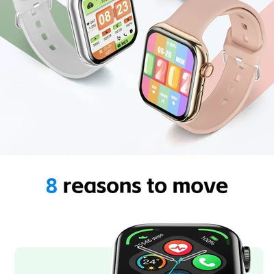 2025 New Original For Apple Watch 10 Smart Watch Men Body Temperature Bluetooth Call NFC GPS Sports Women SmartWatch for Apple