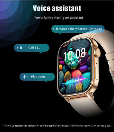 LIGE 2025 For Android IOS GPS Smart Watch Women 2.01" HD Screen Heart Rate Bluetooth Call Compass IP68 Waterproof Men Smartwatch