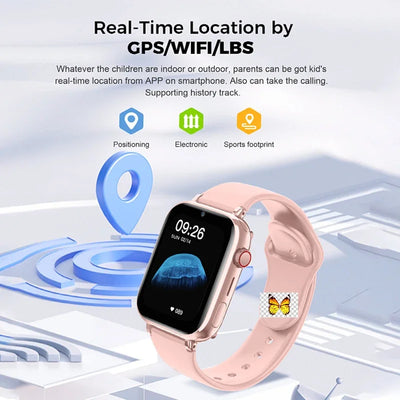 Xiaomi Mijia Kids 4G Smart Watch SOS GPS Tracker Bracelet Video Call Chat Camera Children SIM Smartwatch for Boys Girls  Gift