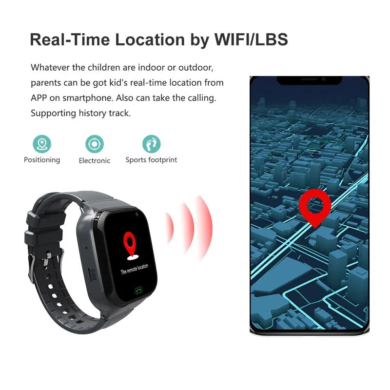LT36 Kids Watch 4G Smart Watch GPS LBS Tracker Camera Video Call Wifi SOS IP67 Waterproof children 4g Sim Kids Smart watch