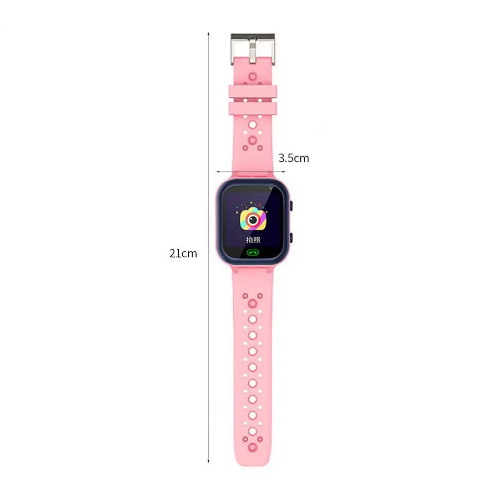 Children's SmartWatch Sim Card SOS Emergency GPS Location Video Call 2G Phone Smart Watch Kids Camera Waterproof Student Watches