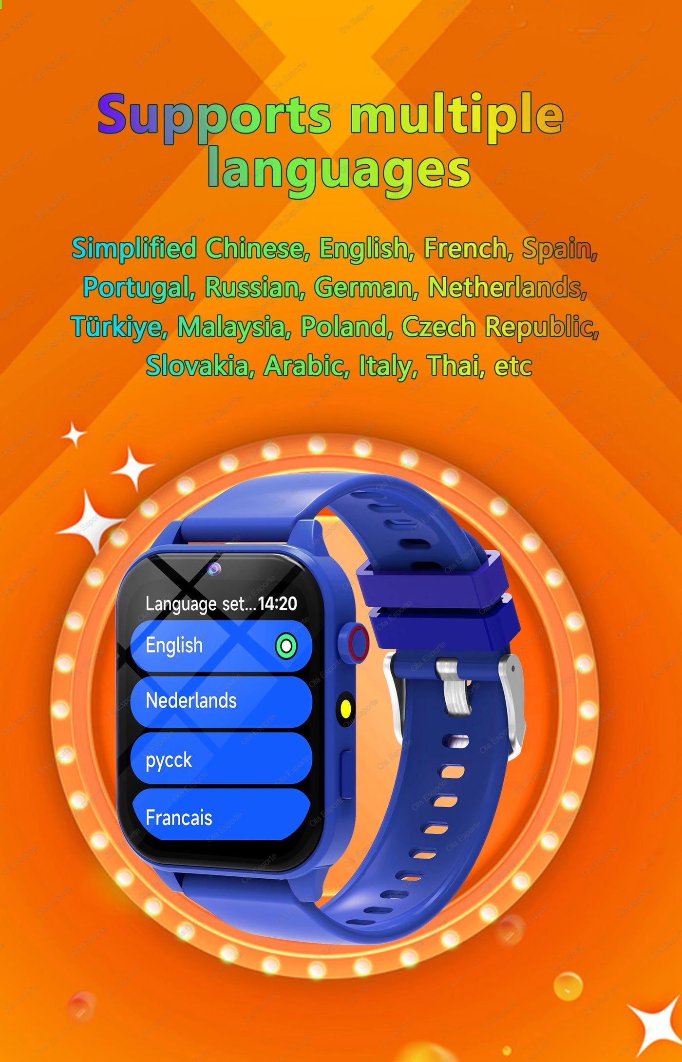 2025 New Smart Watch Kids 1.83 Inch Display 18 Games Sleep Monitor Camera Alarm Clock Children Kids Smartwatch Boys Girls Gifts