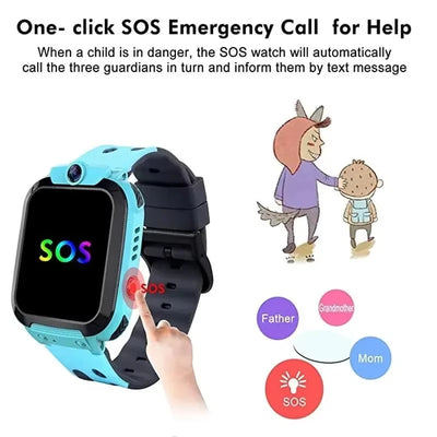Xiaomi Kids Smart Watch SOS GPS Location Tracke Sim Card Call Child SmartWatch Camera Waterproof Watch Gift For Ios Android NEW
