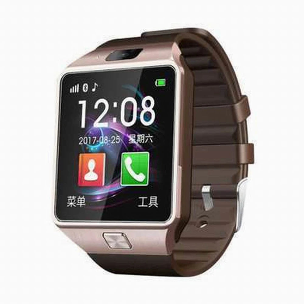 DZ09 Smart Watch TF SIM Card Digital Touch Screen Camera Smartwatch Bluetooth Remote Camera WristWatch For IOS & Android Phones