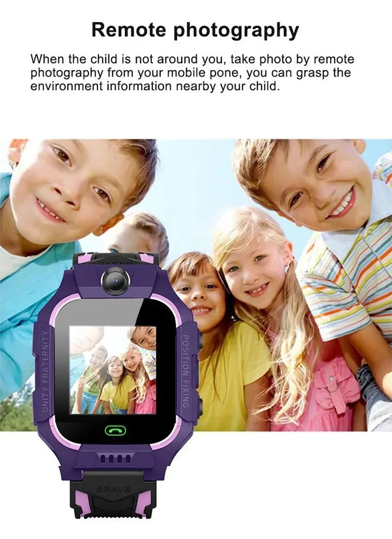 Q19 Kids Smart Watch Kids GPS WIFI 2G Sim Card LBS Tracker SOS Camera Children Voice Smartwatch Touchscreen Video Call Watch