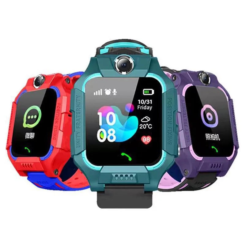 Q19 Kids Smart Watch Kids GPS WIFI 2G Sim Card LBS Tracker SOS Camera Children Voice Smartwatch Touchscreen Video Call Watch