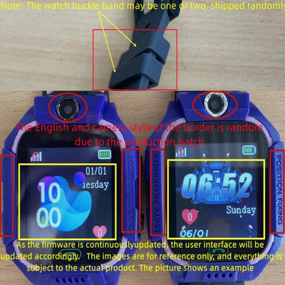 Children's SmartWatch Sim Card SOS Emergency GPS Location Video Call 2G Phone Smart Watch Kids Camera Waterproof Student Watches