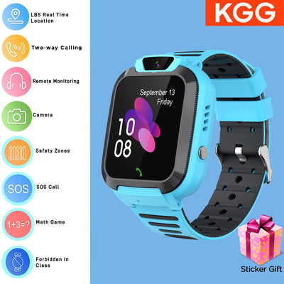 ﻿ Kids Smart Watch Phone 4G Sim Card 2G Internet SOS LBS Location Call Child SmartWatch Camera Waterproof Clock For Boys Girls