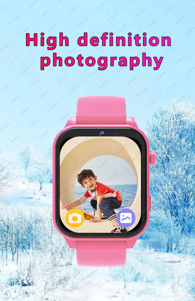 2025 New Smart Watch Kids 1.83 Inch Display 18 Games Sleep Monitor Camera Alarm Clock Children Kids Smartwatch Boys Girls Gifts