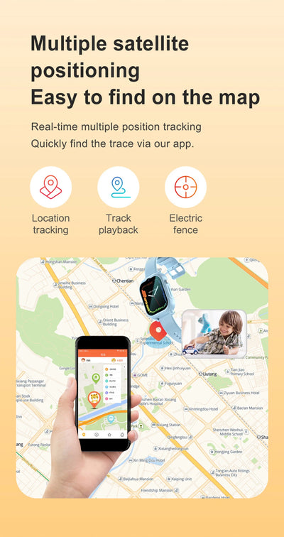 New 4G Video Call Chat Smart Watch Kids Student Waterproof GPS WIFI LBS Location 700Mah Battery Calculator Children Smartwatch