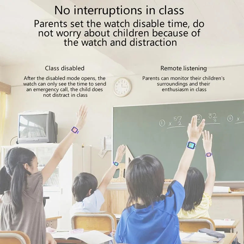 Q19 Kids Smart Watch Kids GPS WIFI 2G Sim Card LBS Tracker SOS Camera Children Voice Smartwatch Touchscreen Video Call Watch