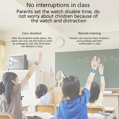 Q19 Kids Smart Watch Kids GPS WIFI 2G Sim Card LBS Tracker SOS Camera Children Voice Smartwatch Touchscreen Video Call Watch