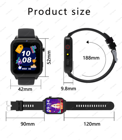 2025 New Smart Watch Kids 1.83 Inch Display 18 Games Sleep Monitor Camera Alarm Clock Children Kids Smartwatch Boys Girls Gifts