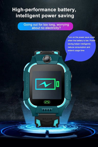 Q19 Kids Smart Watch Kids GPS WIFI 2G Sim Card LBS Tracker SOS Camera Children Voice Smartwatch Touchscreen Video Call Watch