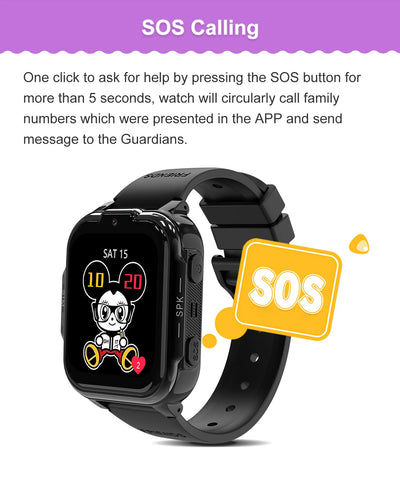 2025 NEW For Xiaomi GPS Children's Smart Watch 4G Track Video Call Camera SOS Waterproof Display Location LBS Tracker SmartWatch