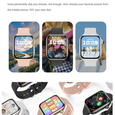 2025 New Original For Apple Watch 10 Smart Watch Men Body Temperature Bluetooth Call NFC GPS Sports Women SmartWatch for Apple