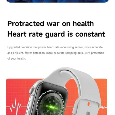 2025 New Original For Apple Watch 10 Smart Watch Men Body Temperature Bluetooth Call NFC GPS Sports Women SmartWatch for Apple