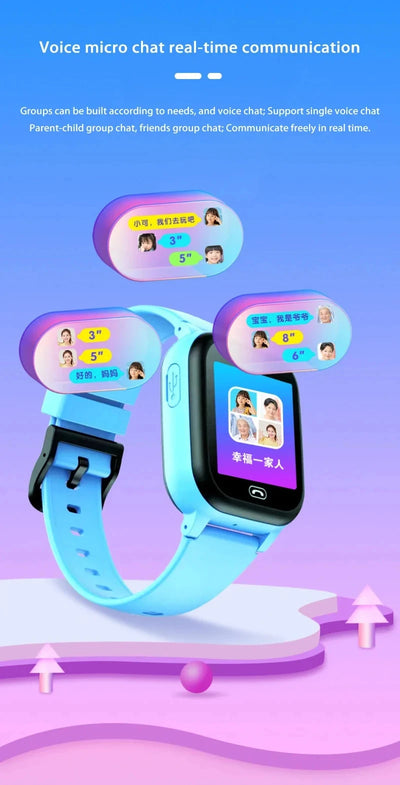 Xiaomi  Kids Smart Watch New Location Video Call SIM Card 5G Child Smartwatch SOS GPS Camera Waterproof Upgrade Watch For Boys G