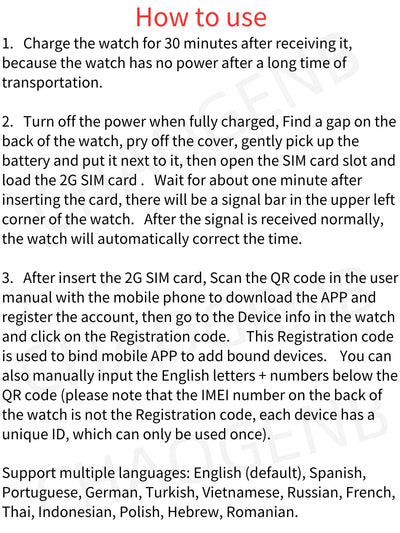 Children's SmartWatch Sim Card SOS Emergency GPS Location Video Call 2G Phone Smart Watch Kids Camera Waterproof Student Watches