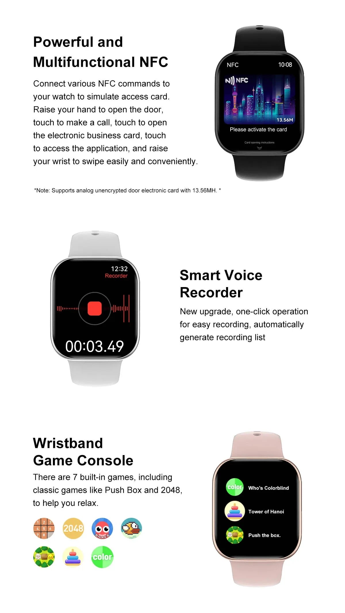 New GPS Smart Watch Men For Apple Watch 9 Series Always On Display Body Temperature BT Call NFC Women Smartwatch For IOS Android