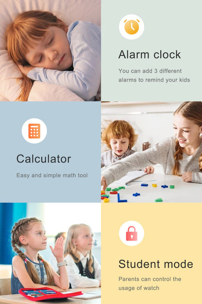 New 4G Video Call Chat Smart Watch Kids Student Waterproof GPS WIFI LBS Location 700Mah Battery Calculator Children Smartwatch