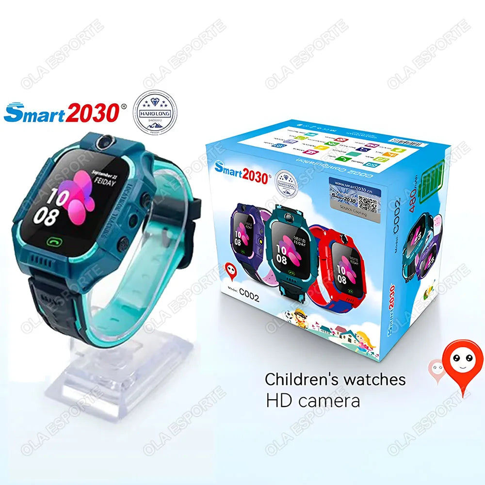 New Kids Smartwatch GPS Location Tracker SOS 2G Sim Call Child Smart Watch Camera IP67 Waterproof Watch Gift For IOS Android New