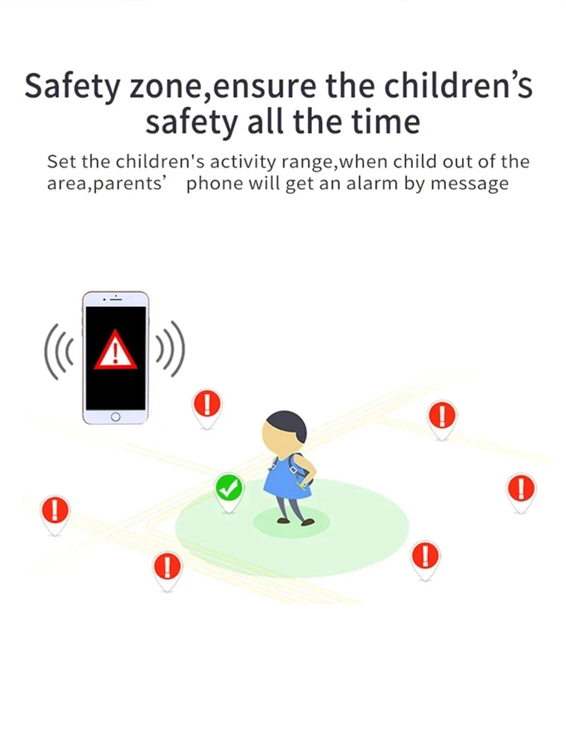 Xiaomi Kids Smart Watch SOS GPS Location Tracke Sim Card Call Child SmartWatch Camera Waterproof Watch Gift For Ios Android NEW