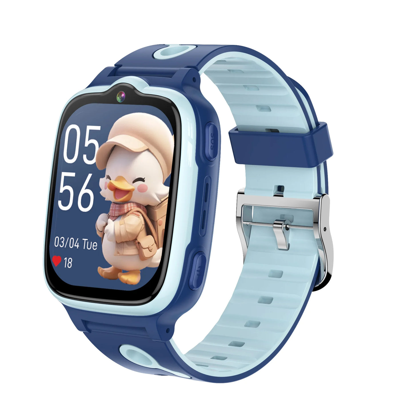 2025 new 4G children's smart phone watch GPS tracking high-definition video call IP67 waterproof parental control SOS anti loss