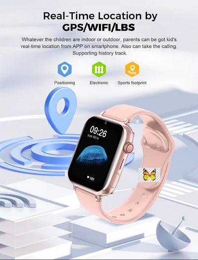 Xiaomi Mijia Kids 4G Smart Watch SOS GPS Tracker Bracelet Video Call Chat Camera Children SIM Smartwatch for Boys Girls  Gift