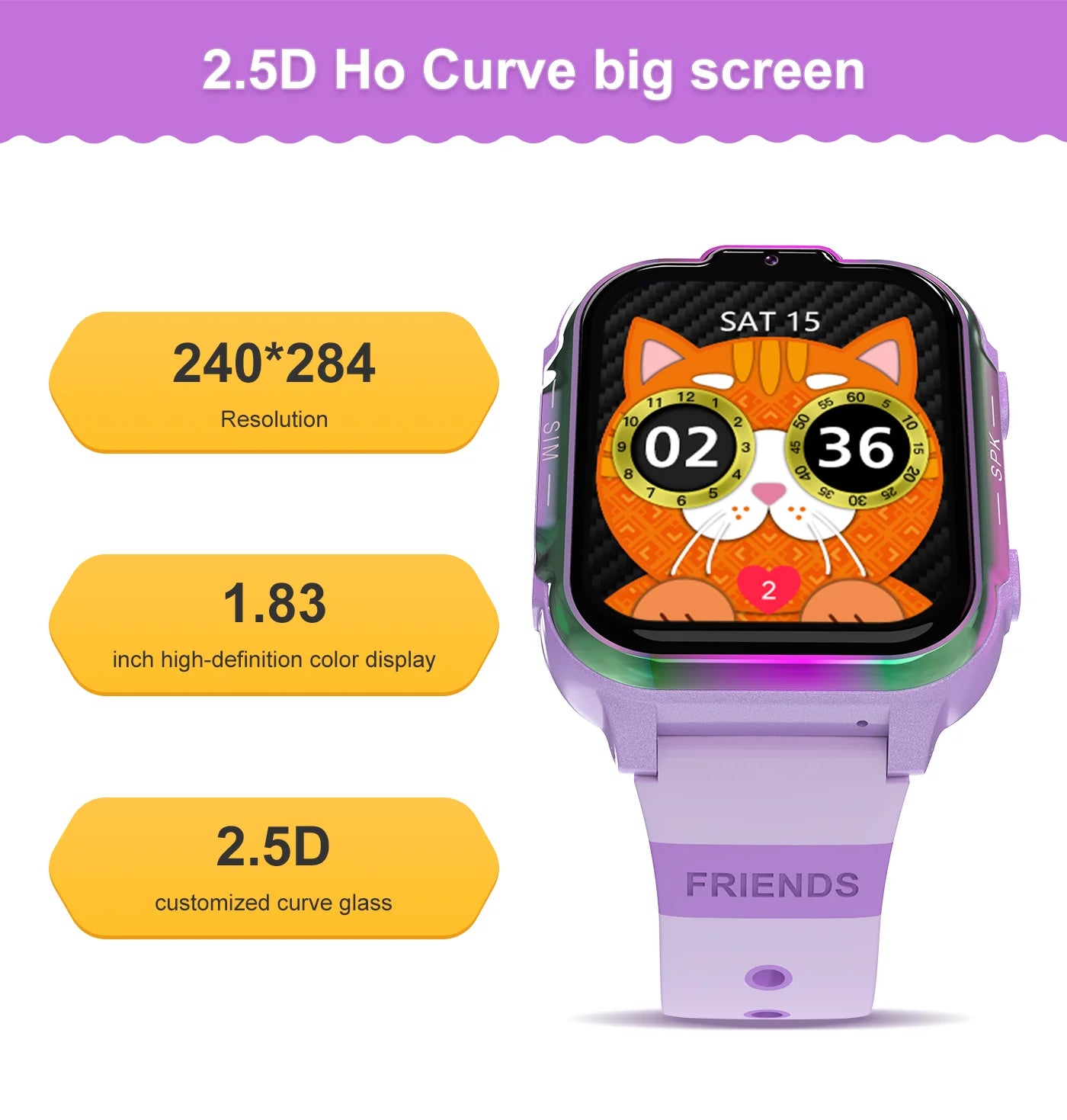 2025 NEW For Xiaomi GPS Children's Smart Watch 4G Track Video Call Camera SOS Waterproof Display Location LBS Tracker SmartWatch