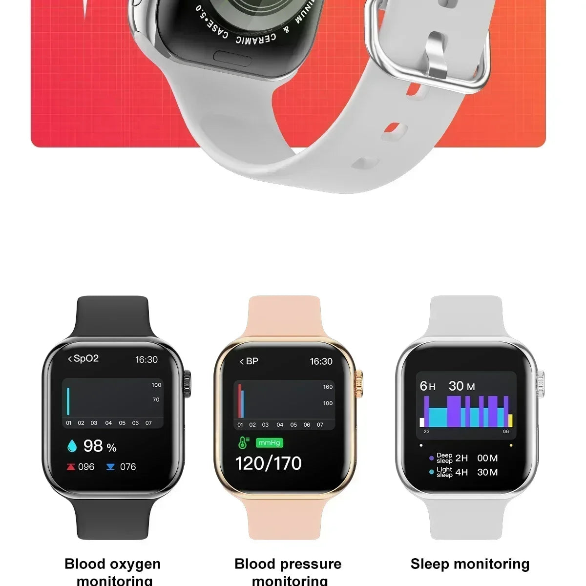 2025 New Original For Apple Watch 10 Smart Watch Men Body Temperature Bluetooth Call NFC GPS Sports Women SmartWatch for Apple