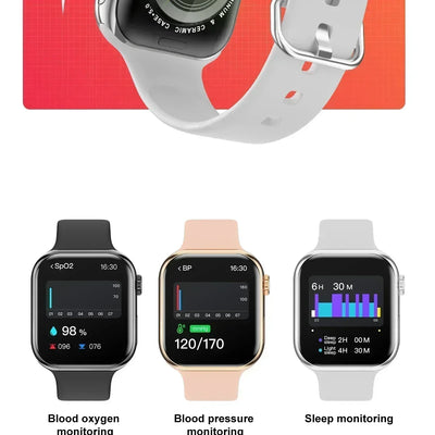 2025 New Original For Apple Watch 10 Smart Watch Men Body Temperature Bluetooth Call NFC GPS Sports Women SmartWatch for Apple