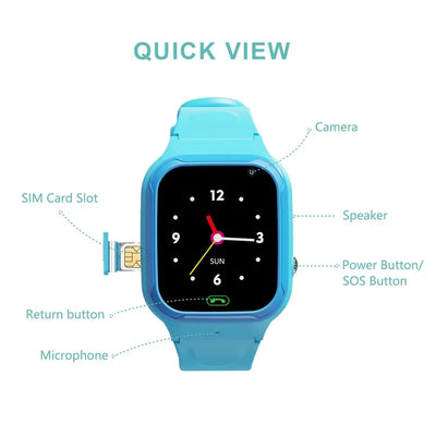 LT36 Kids Watch 4G Smart Watch GPS LBS Tracker Camera Video Call Wifi SOS IP67 Waterproof children 4g Sim Kids Smart watch