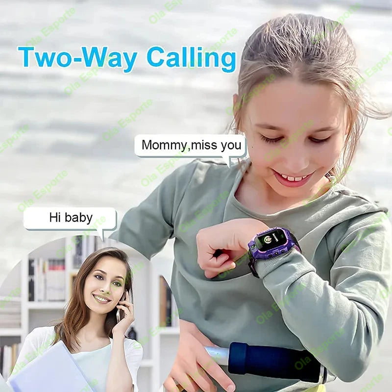 New Kids Smartwatch GPS Location Tracker SOS 2G Sim Call Child Smart Watch Camera IP67 Waterproof Watch Gift For IOS Android New
