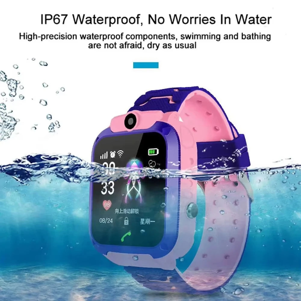 Xiaomi Kids Smart Watch SOS GPS Location Tracke Sim Card Call Child SmartWatch Camera Waterproof Watch Gift For Ios Android NEW