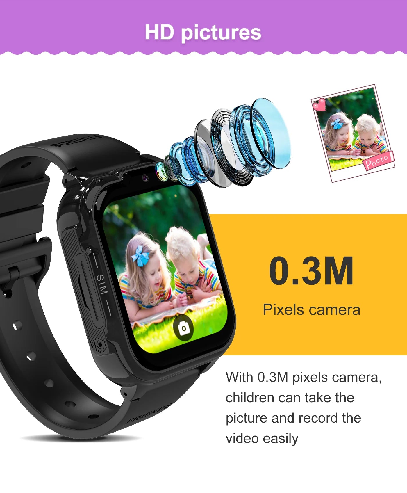 2025 NEW For Xiaomi GPS Children's Smart Watch 4G Track Video Call Camera SOS Waterproof Display Location LBS Tracker SmartWatch