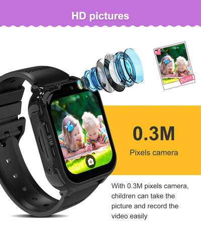 2025 NEW For Xiaomi GPS Children's Smart Watch 4G Track Video Call Camera SOS Waterproof Display Location LBS Tracker SmartWatch