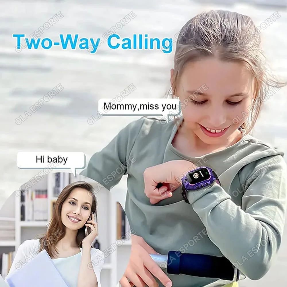New Kids Smartwatch GPS Location Tracker SOS 2G Sim Call Child Smart Watch Camera IP67 Waterproof Watch Gift For IOS Android New