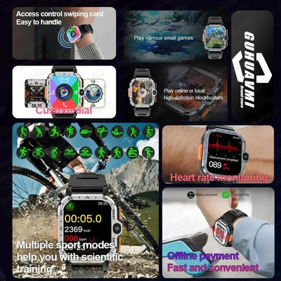 New Android 4G/5G SIM Card Smartwatch Man Woman GPS HD Camera 64G RAM NFC WiFi Google Play Sports NFC Smart Bracelet For XIAOMI