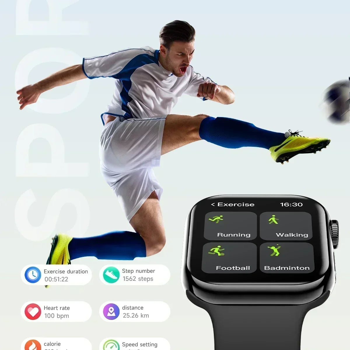 2025 New Original For Apple Watch 10 Smart Watch Men Body Temperature Bluetooth Call NFC GPS Sports Women SmartWatch for Apple