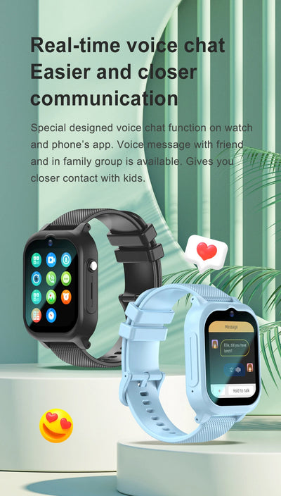 New 4G Video Call Chat Smart Watch Kids Student Waterproof GPS WIFI LBS Location 700Mah Battery Calculator Children Smartwatch